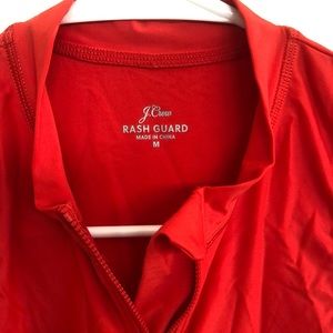 JCrew Rash Guard - Red